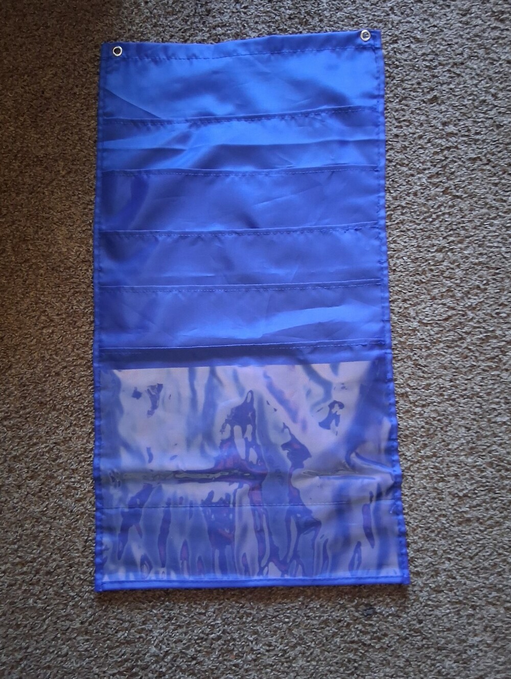 Blue Wall Organizer, 15×27.5  6 pockets Carson- Dellosa, Gently used!